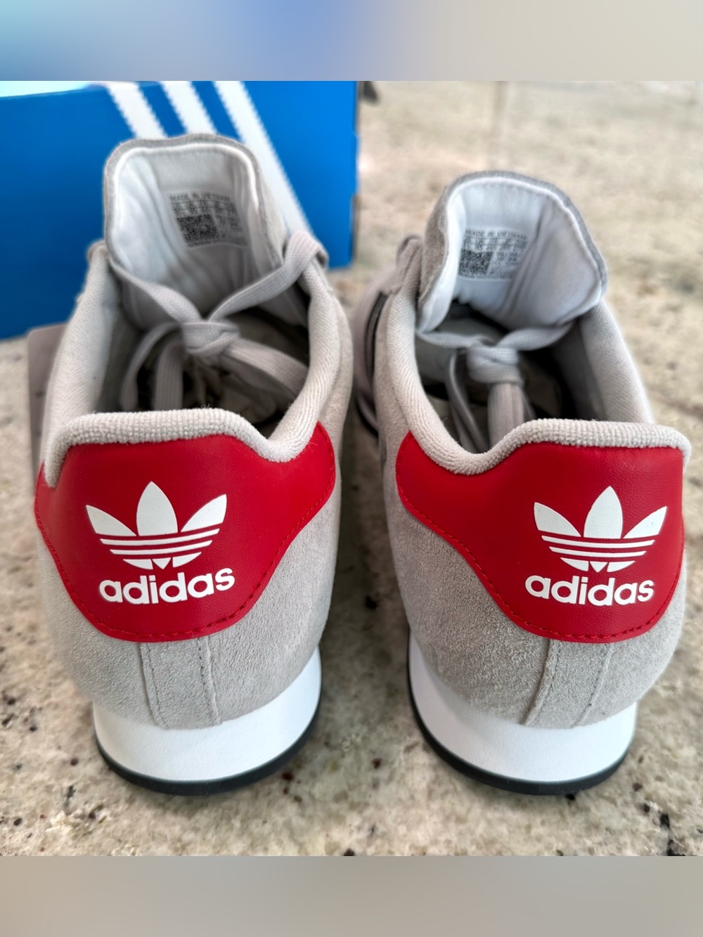 Adidas Samoa Men's Sneakers in Grey - Picture 8 of 15